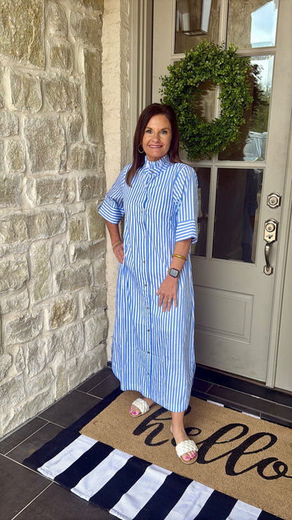 Hampton Stripe Maxi Dress