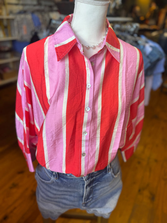 Pink linen