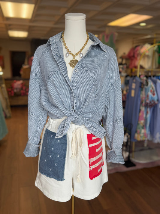 Denim Top