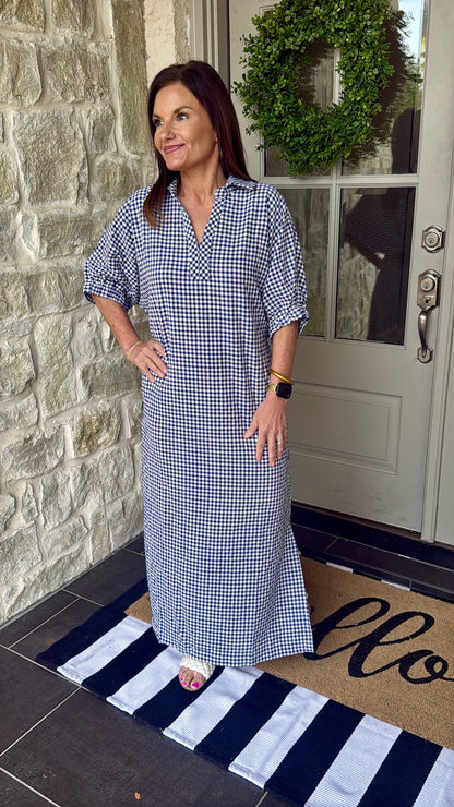 Nantucket Gingham Dress