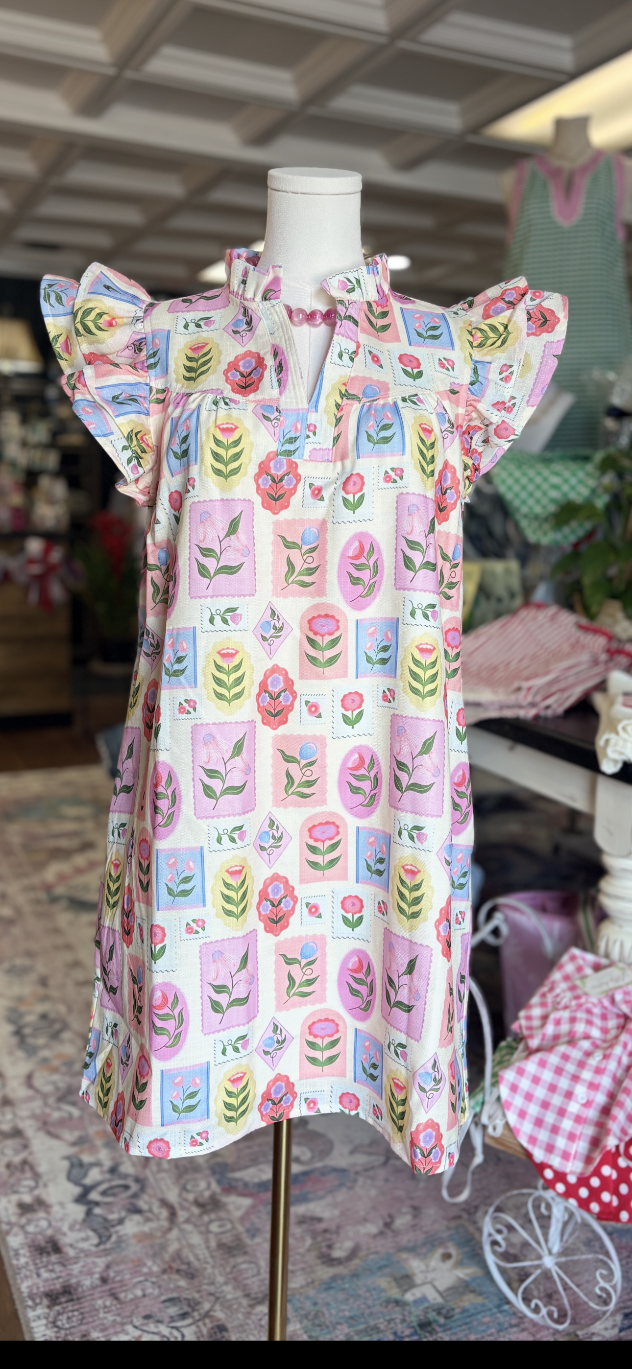 Petals & Postcards Flutter Dress