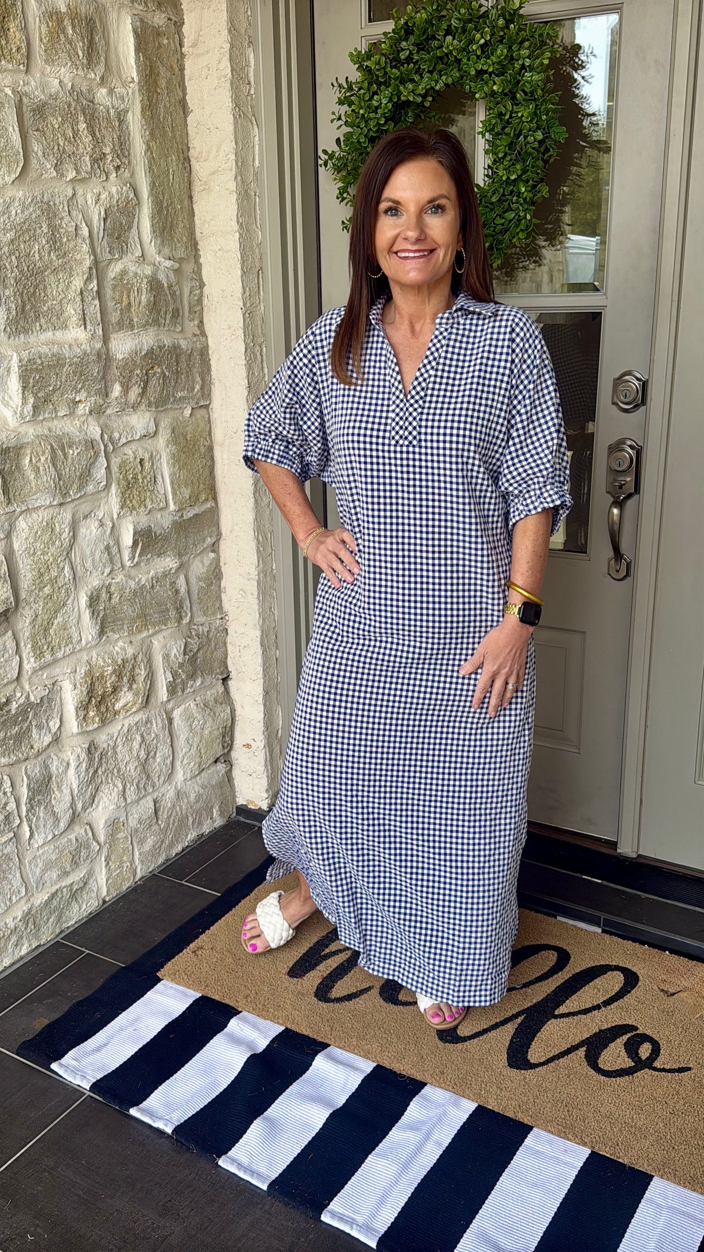 Nantucket Gingham Dress
