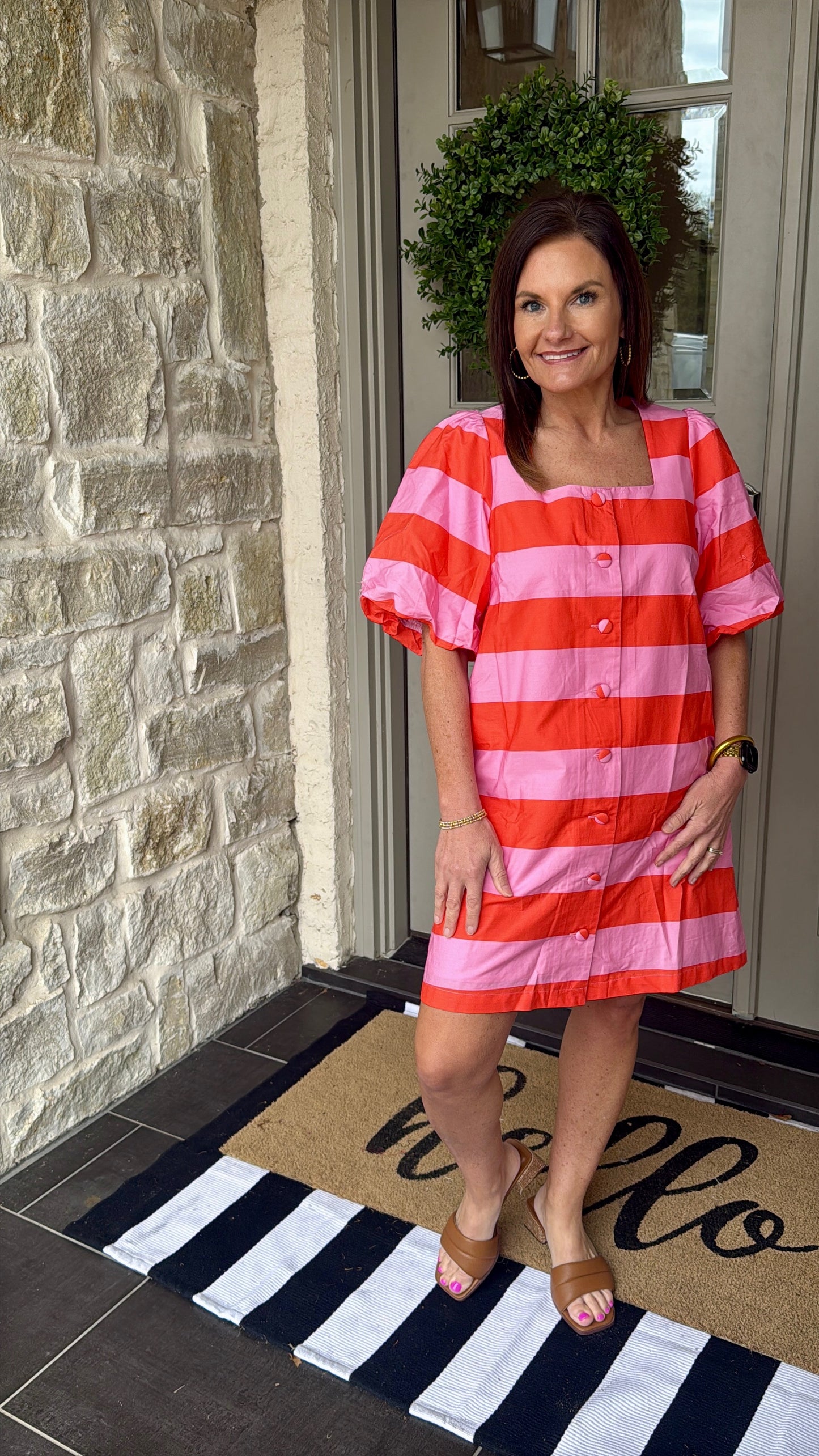 Pink Lemonade Stripe Dress