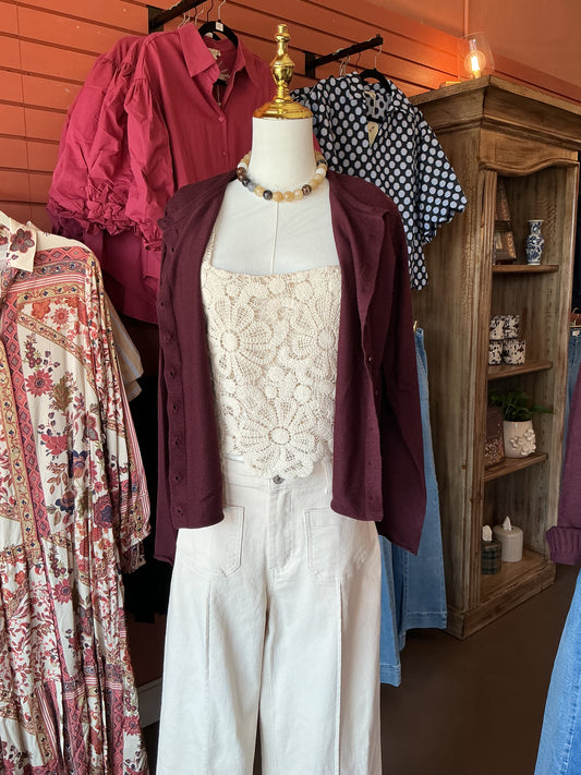 Cabernet Classic Cardigan