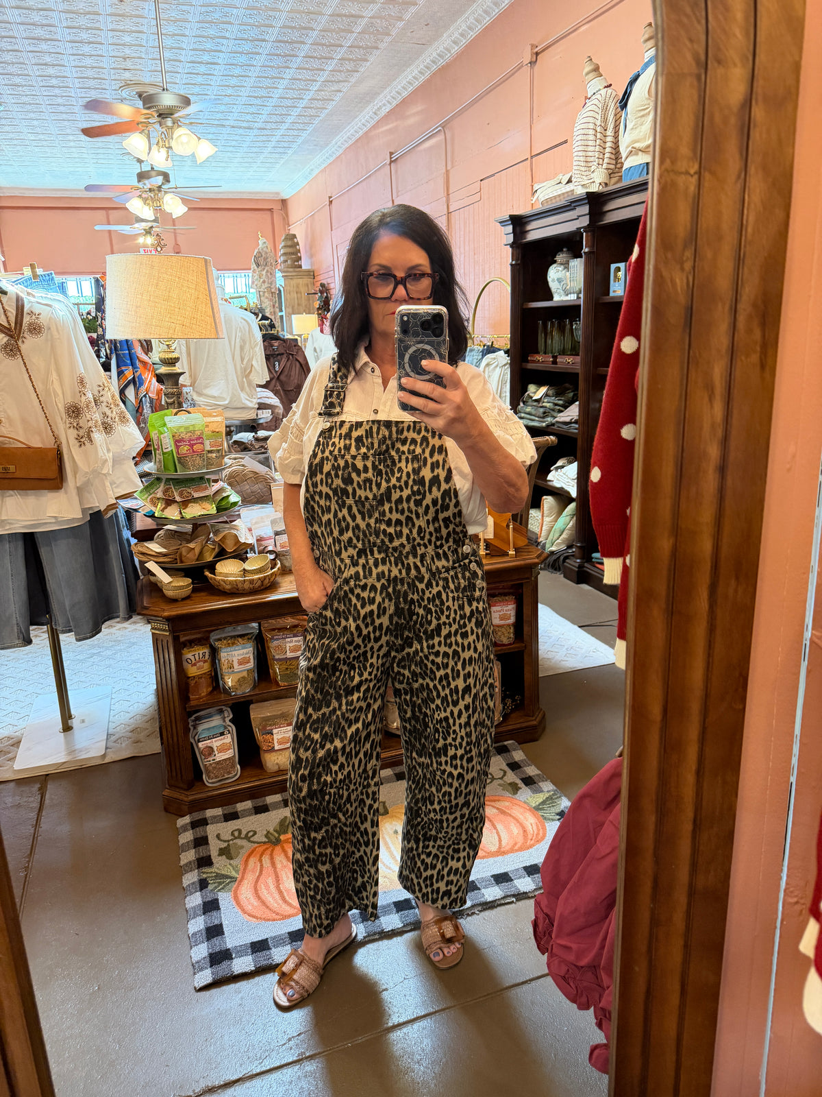 Walk on the Wild Side Leopard Overalls