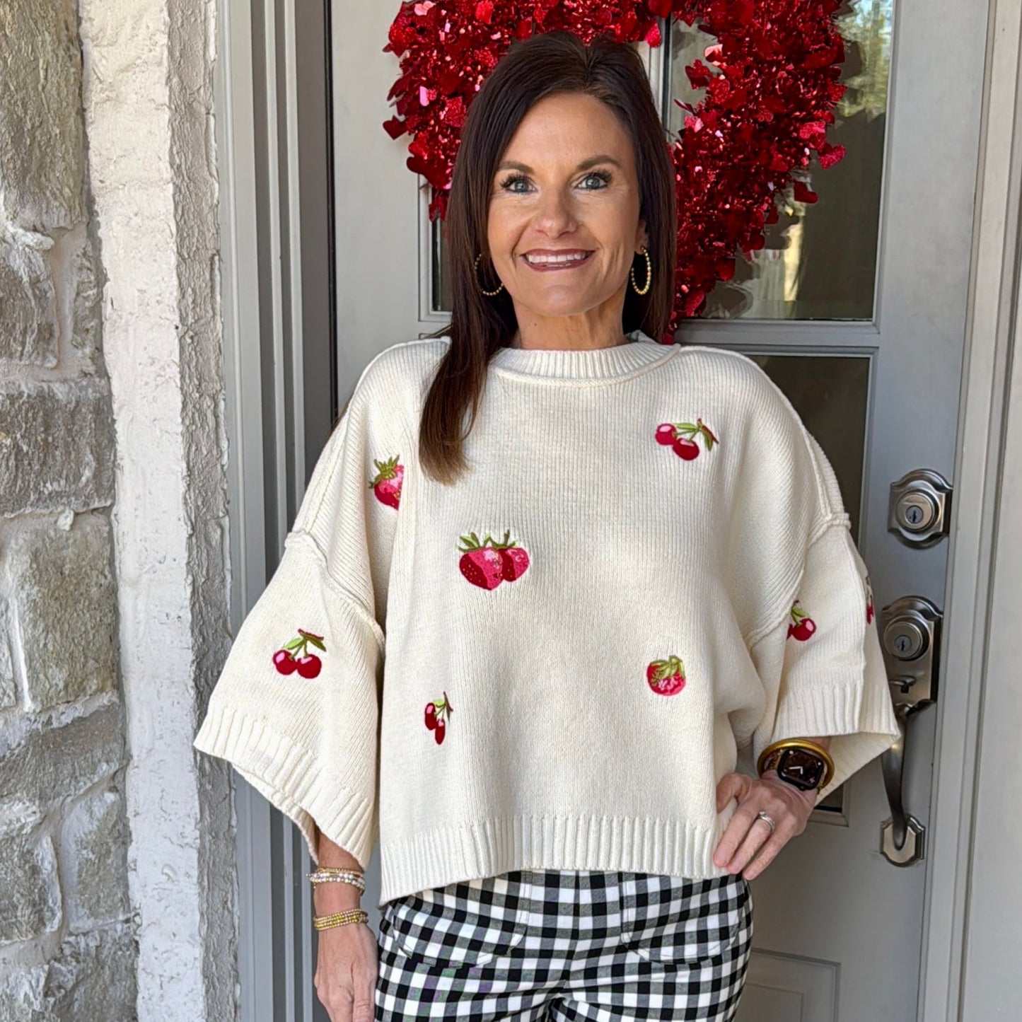 The Strawberry Patch Sweater