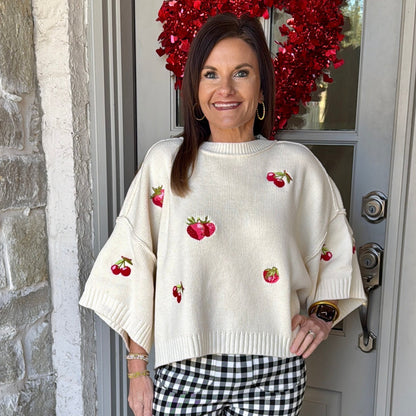 The Strawberry Patch Sweater