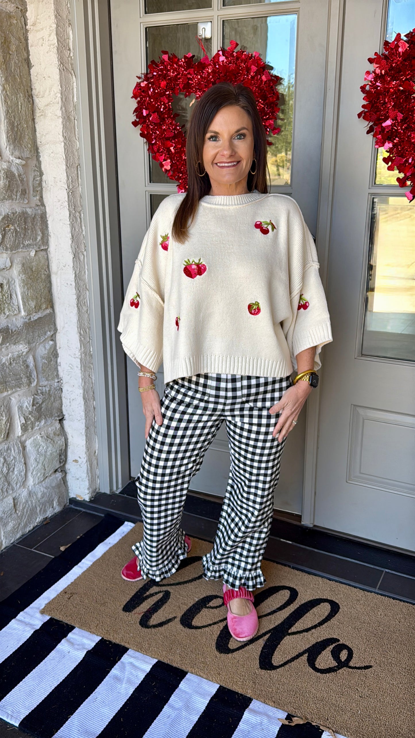 The Strawberry Patch Sweater