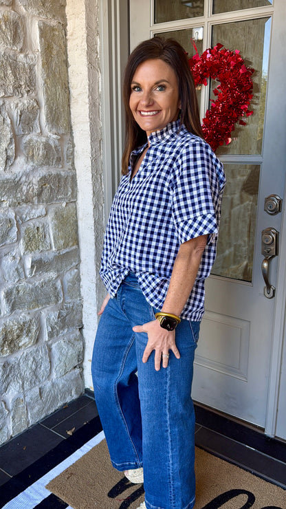 Checkmate Chic Top