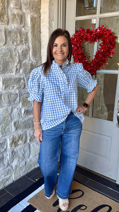 Skyline Ruffle Top