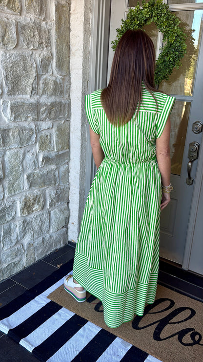 The Veranda Stripe Maxi