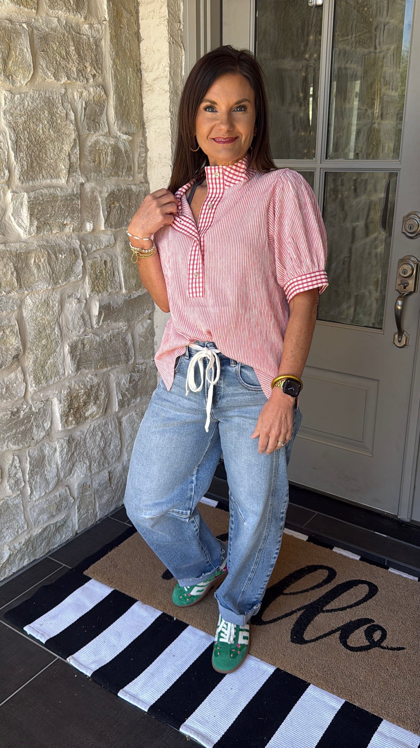 Hadley Gingham Top