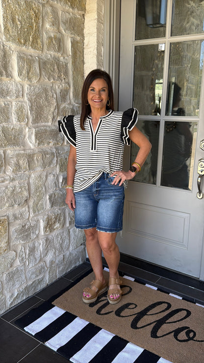 Stella Flutter Top