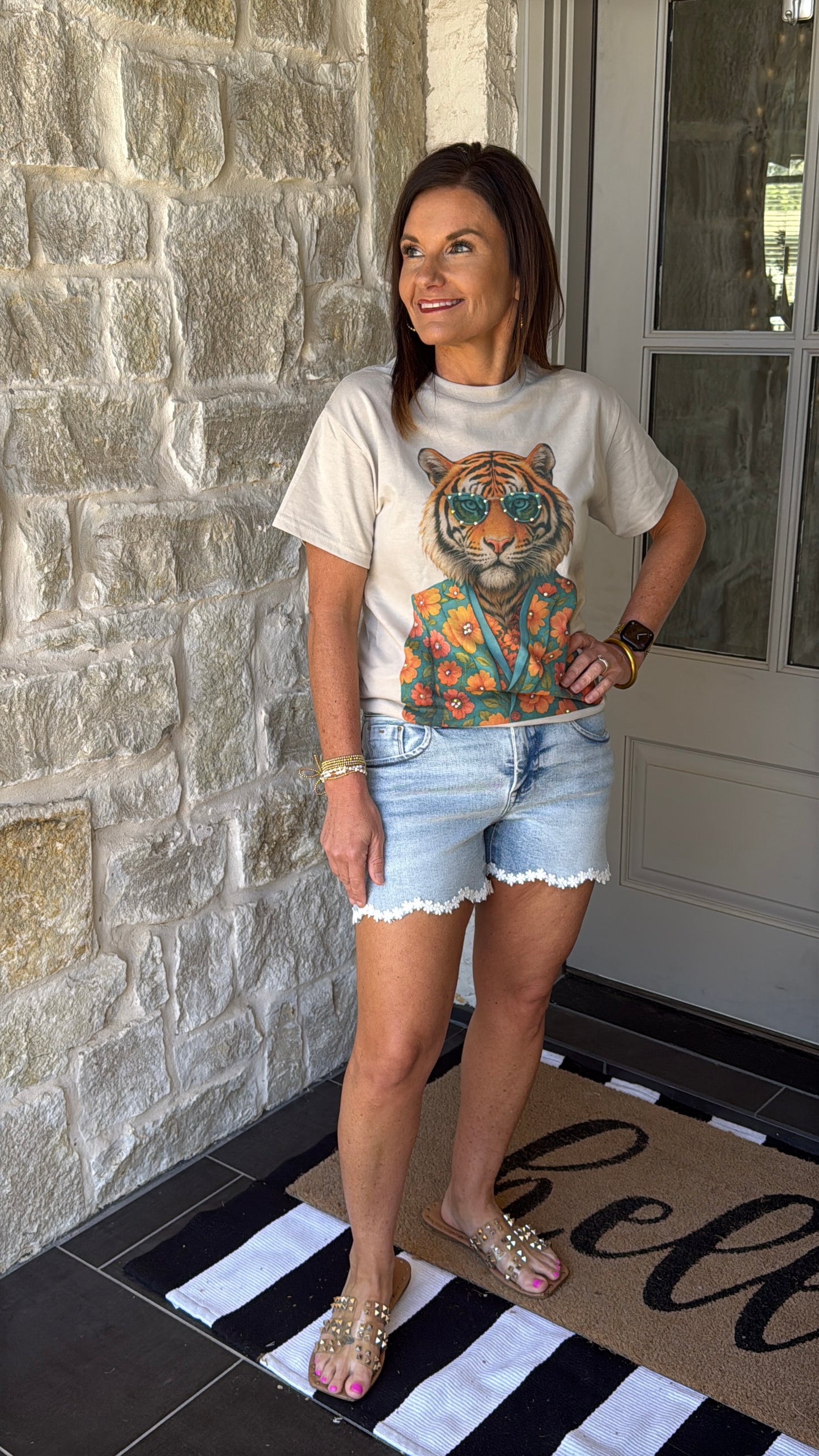 Tiger Tropics Graphic Tee